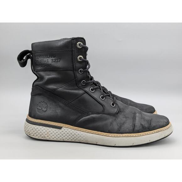 Timberland Men\'s Crossmark Utility Black Nubuck Chukka Boots A1TTF Size 9.5 main image 5